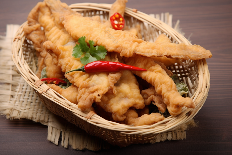 颜色鲜亮的油炸黄金酥肉,高清,摄影图,摄影图片,图片大全,摄影图免费下载